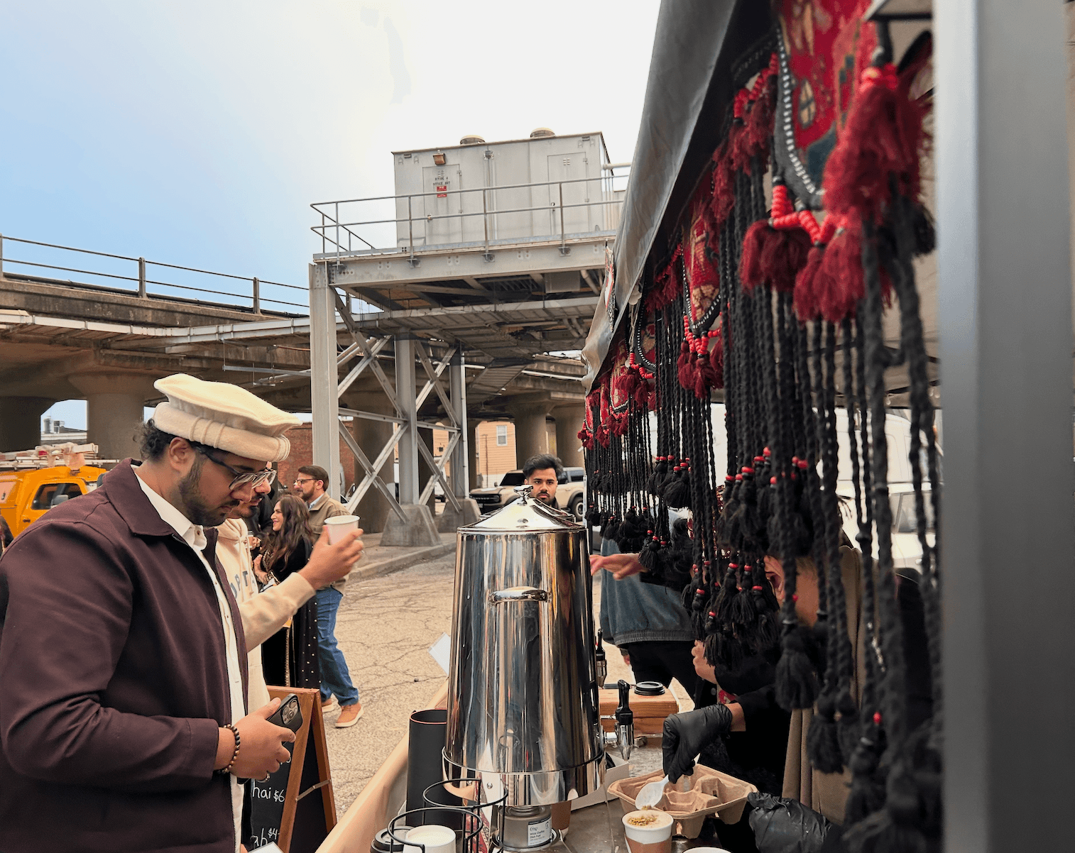 Golimaar Chai being prepared in traditional style